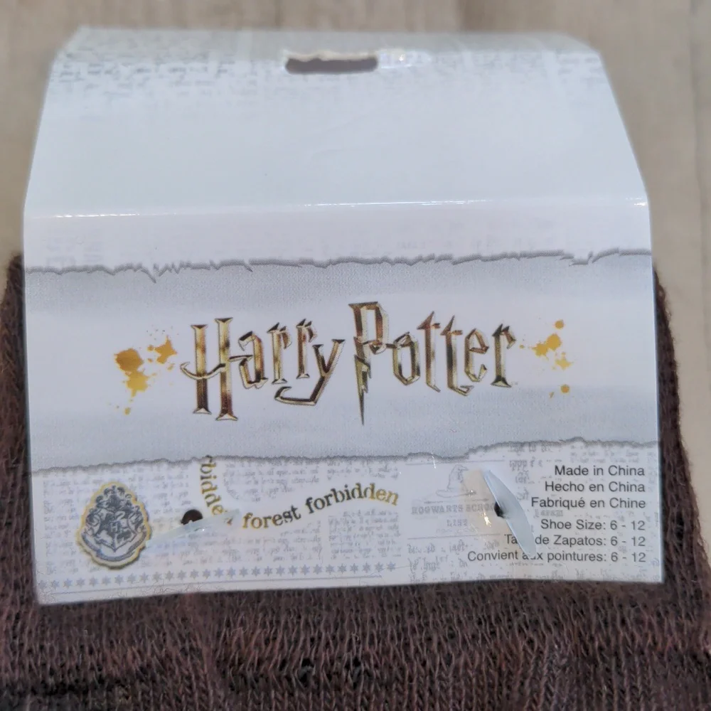 NWT Set of 5 Harry Potter Character Themed Crew Socks, Shoe Size 6-12